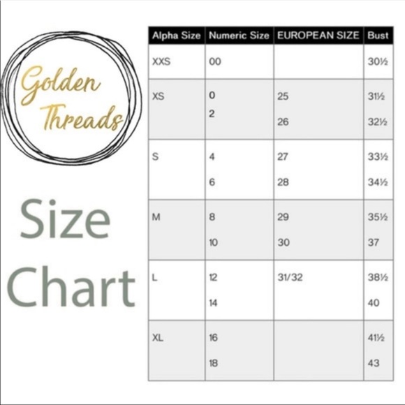 5/$25 Golden threads women’s dress white - Picture 3 of 3